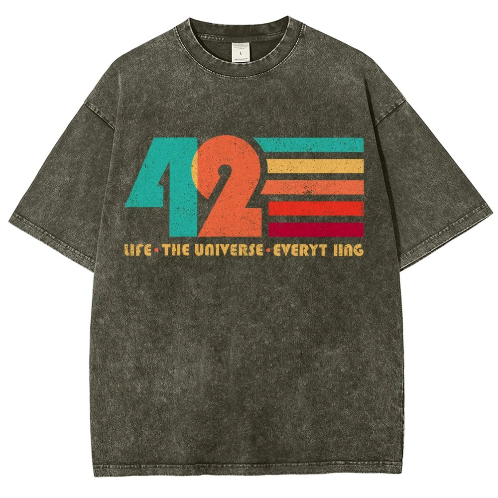 The Answer Is 42 Vintage Distressed T-shirt