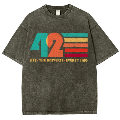 The Answer Is 42 Vintage Distressed T-shirt