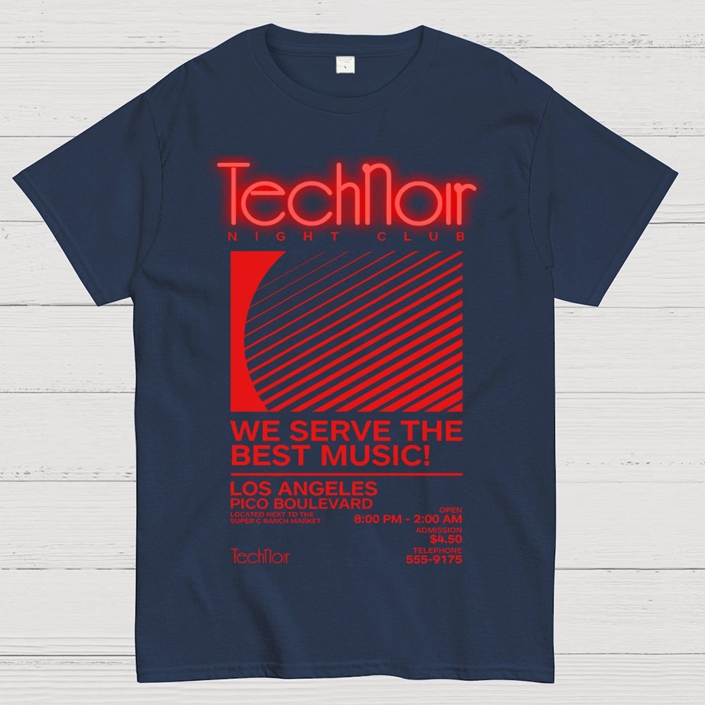 Technoir NIGHTCLUB Unisex Geek T-Shirt