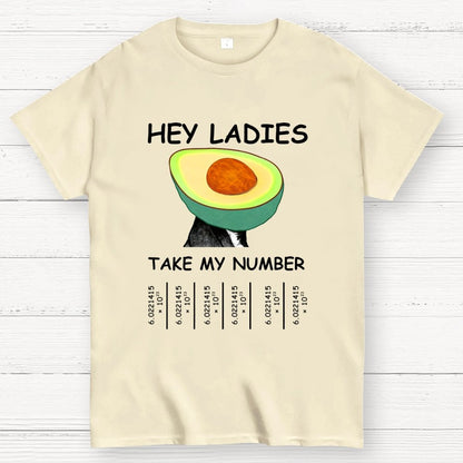 Avocadro - Funny Avogadro's Number Geek T-Shirt