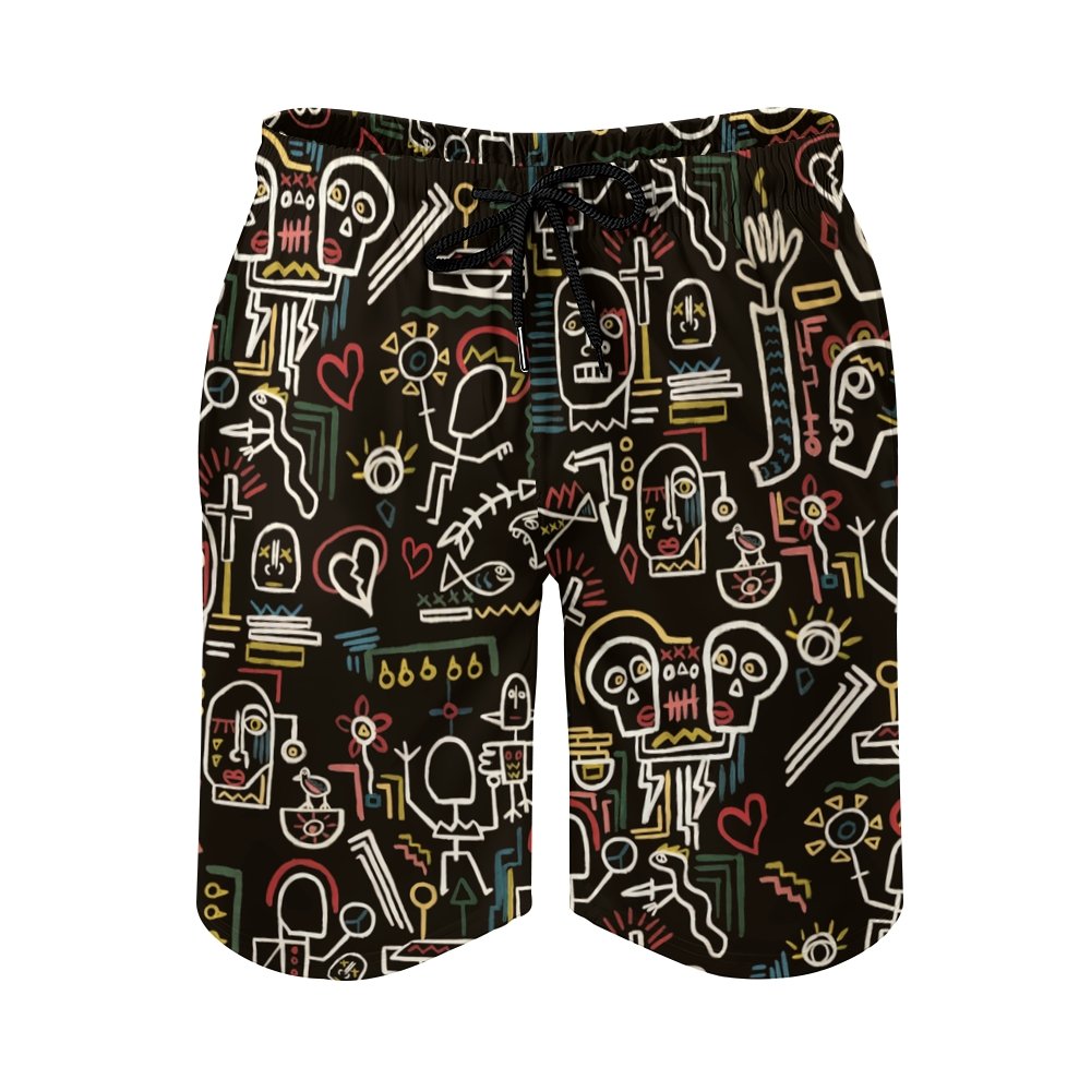 Vintage Graffiti Geek Shorts