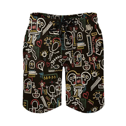 Vintage Graffiti Geek Shorts