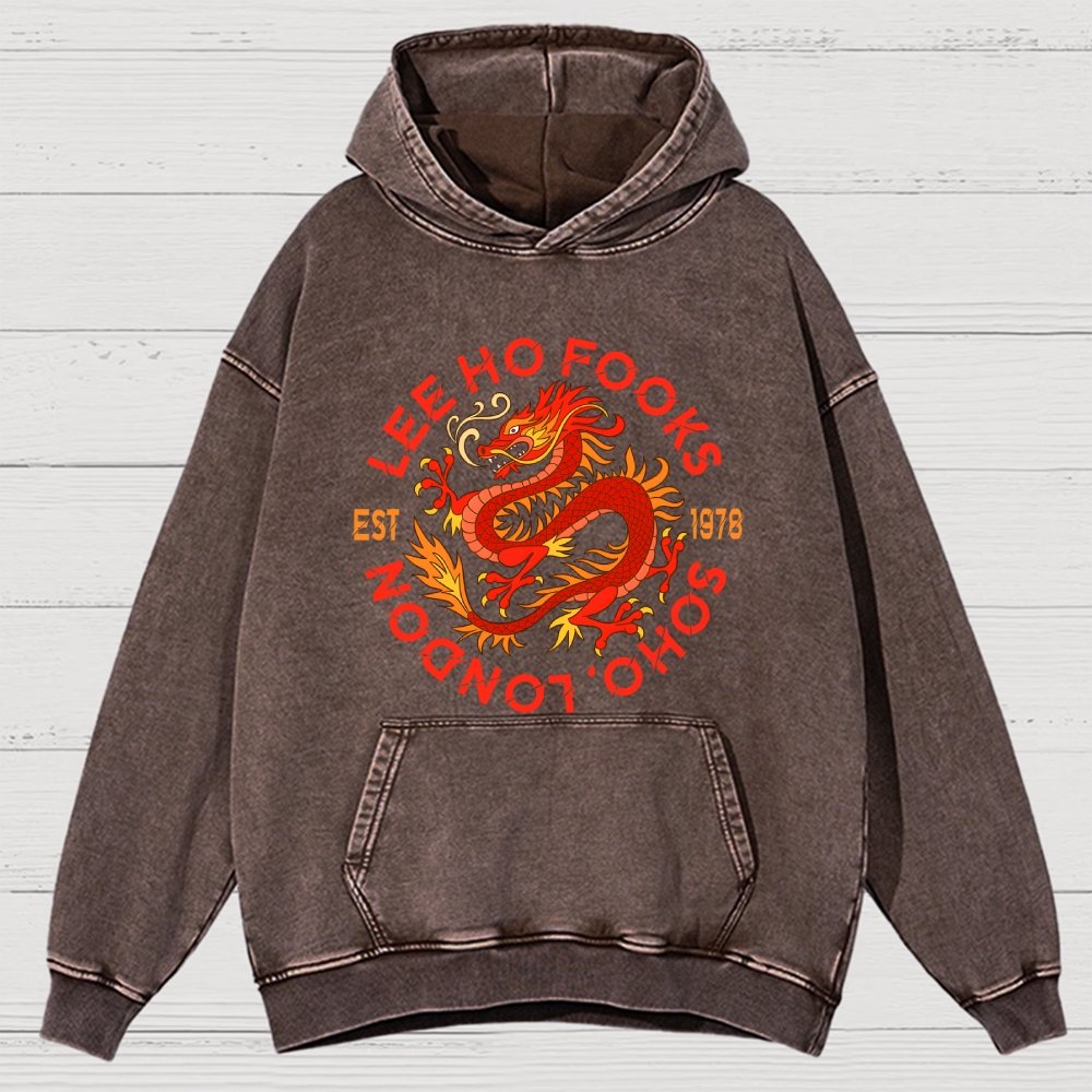 Mystery Town's (Werewolves of London)  Vintage Distressed Hoodie
