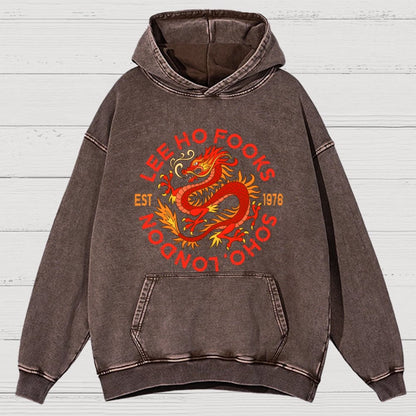 Mystery Town's (Werewolves of London)  Vintage Distressed Hoodie