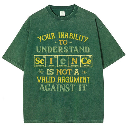 Understanding Science Vintage Distressed T-shirt