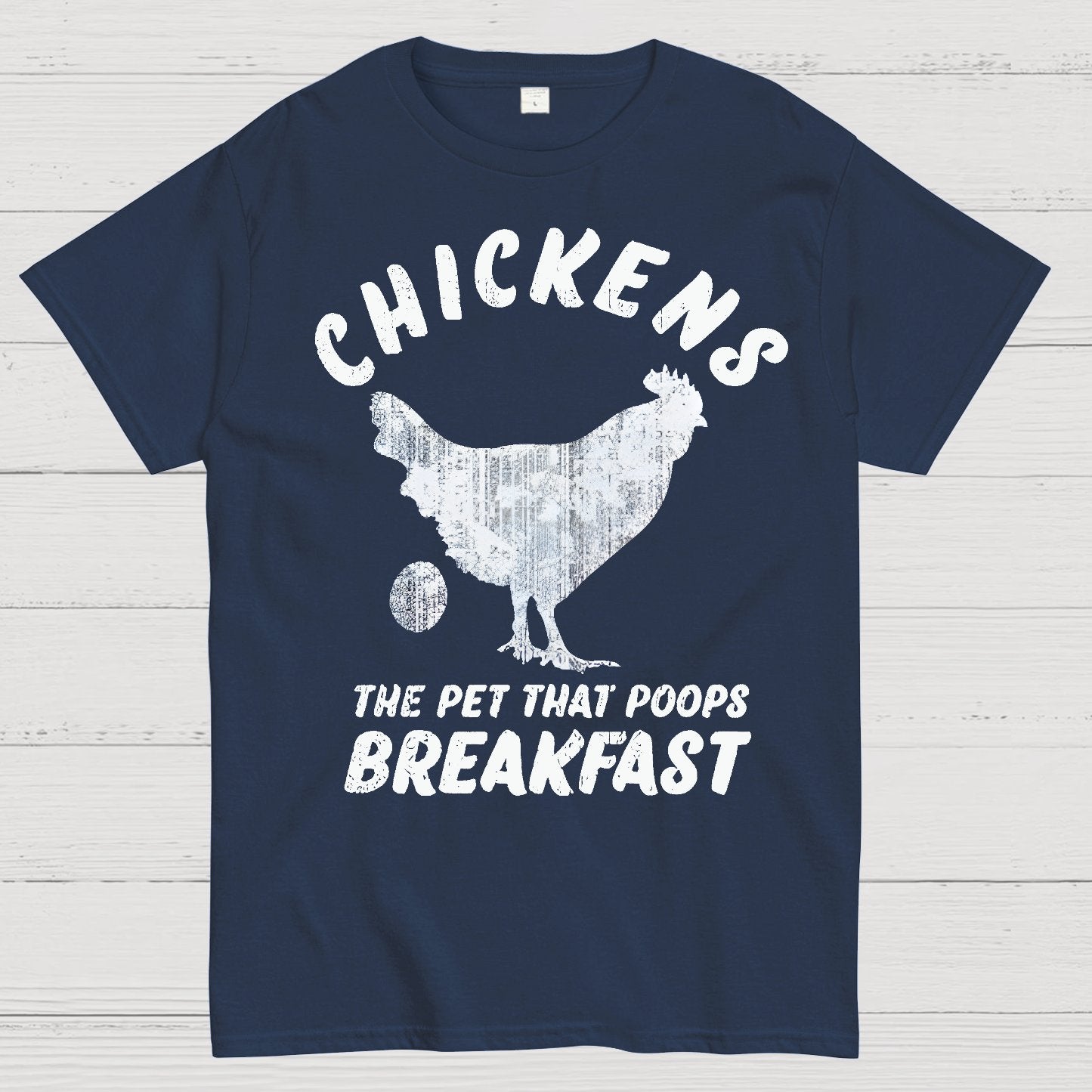 Chickens Poop Breakfast Geek T-Shirt