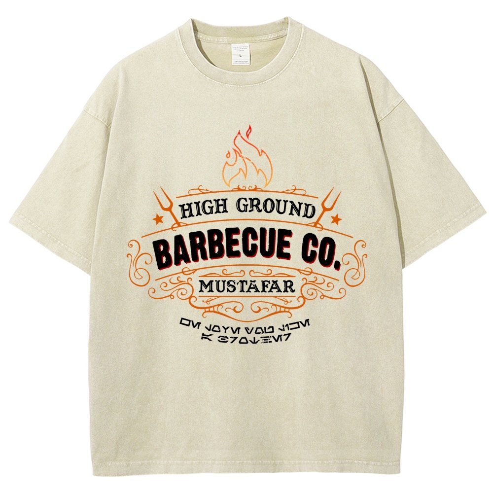 High Ground BBQ Vintage Distressed T-shirt