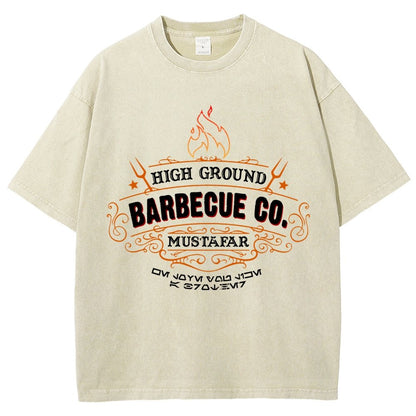 High Ground BBQ Vintage Distressed T-shirt