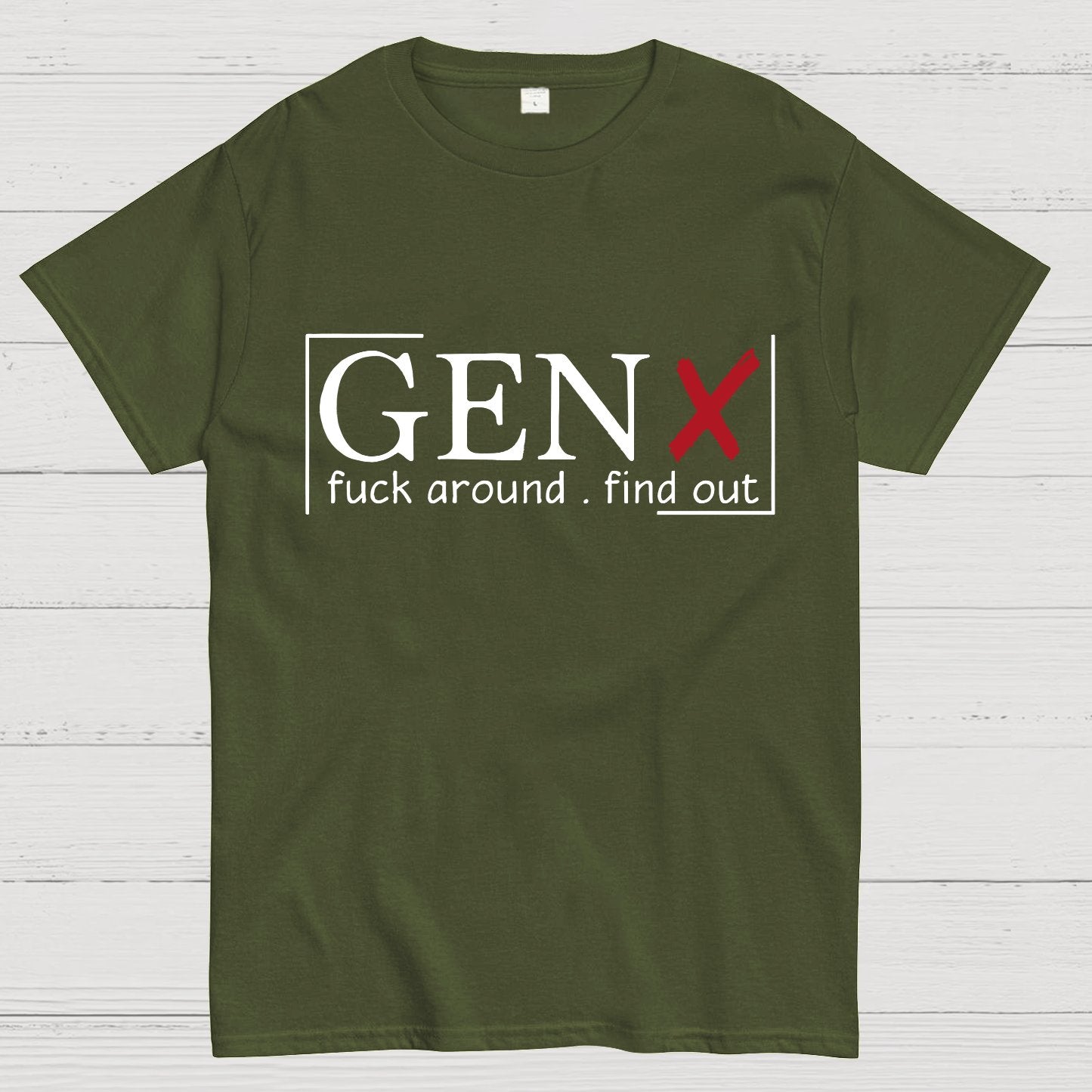 Gen X Raised On Hose Water And Neglect Sarcastic T-Shirt