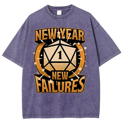 New Year New Failures Vintage Distressed T-shirt