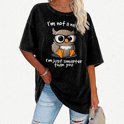 I’m Not A Nerd I’m Just Smarter Than You Vintage Distressed T-shirt
