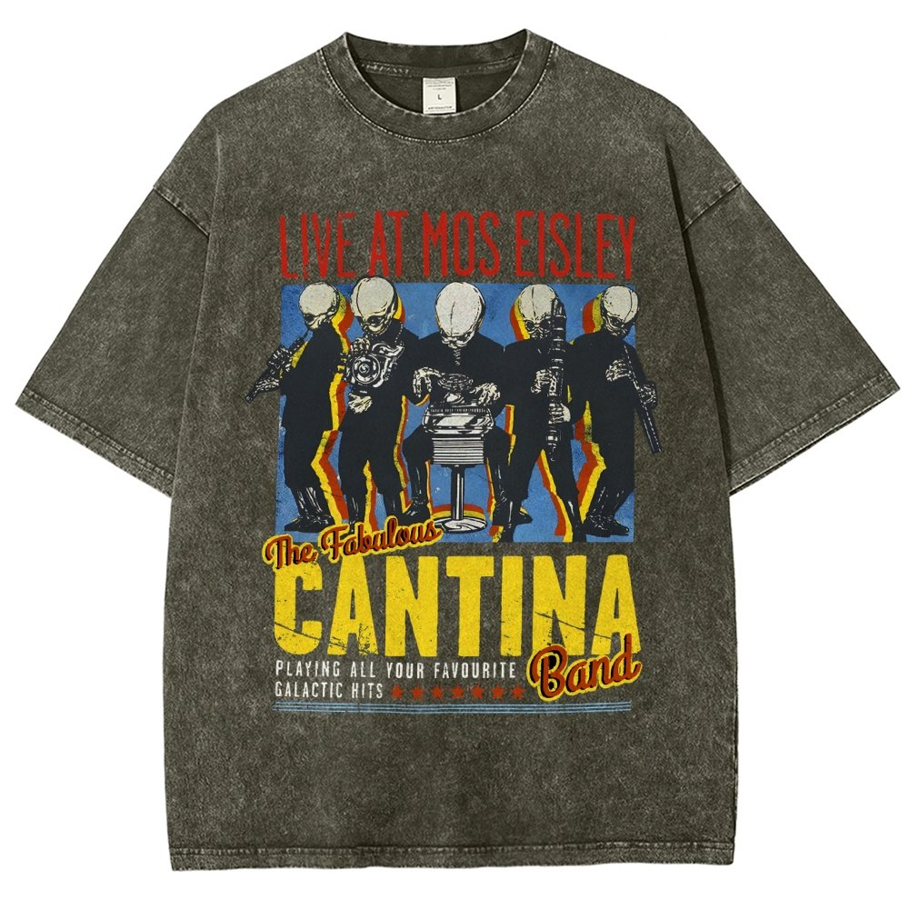 Space Band On Tour  Vintage Distressed T-shirt