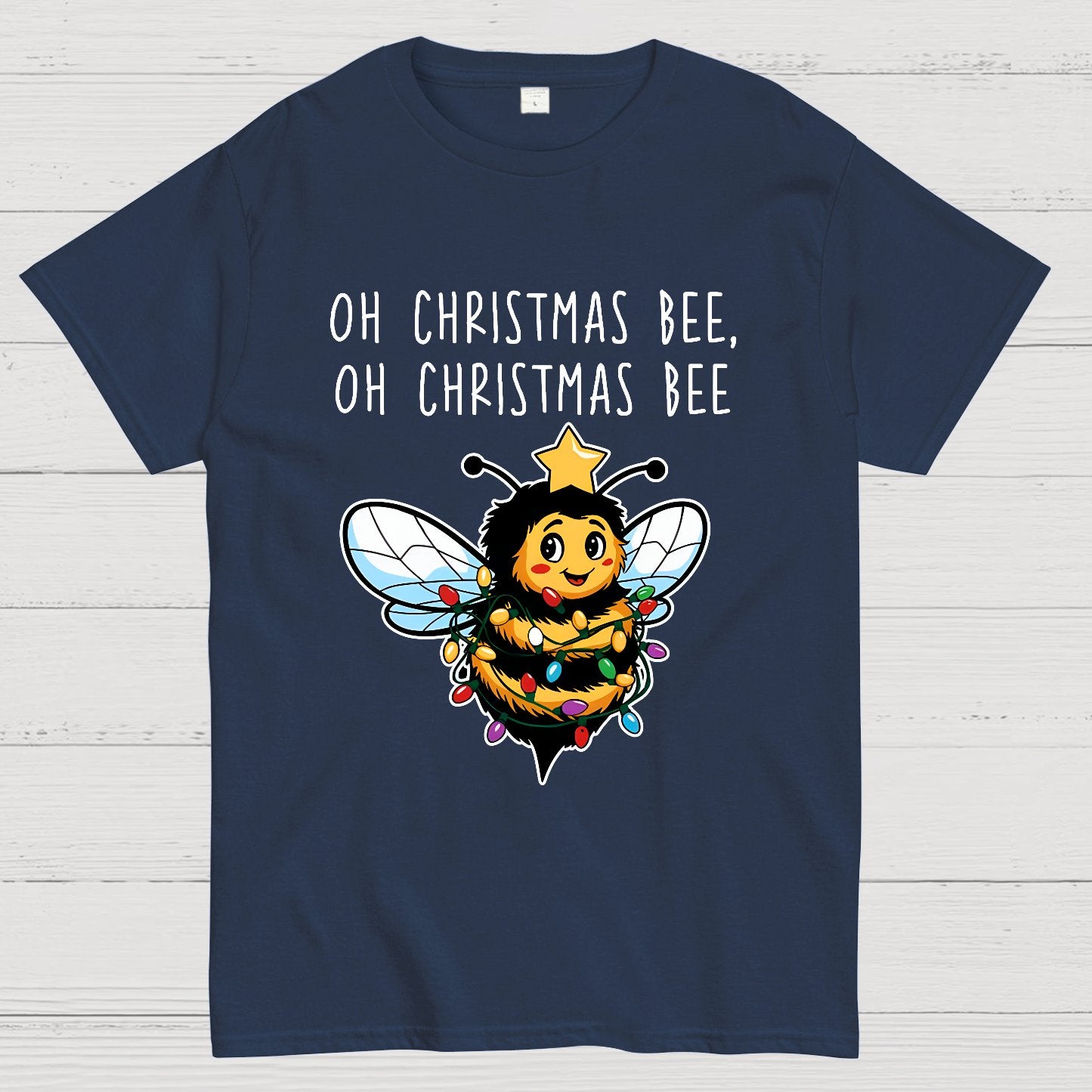 Oh Christmas Bee, Oh Christmas Bee Geek T-Shirt