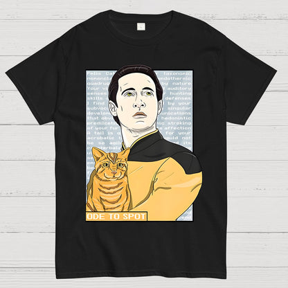 Date Ode To Spot Cat Geek T-Shirt