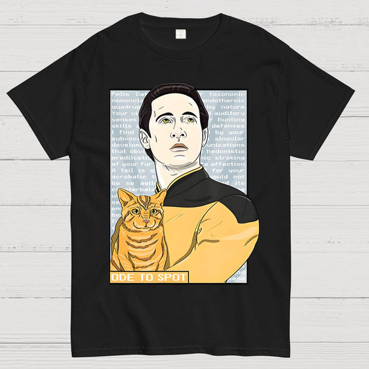 Date Ode To Spot Cat Geek T-Shirt