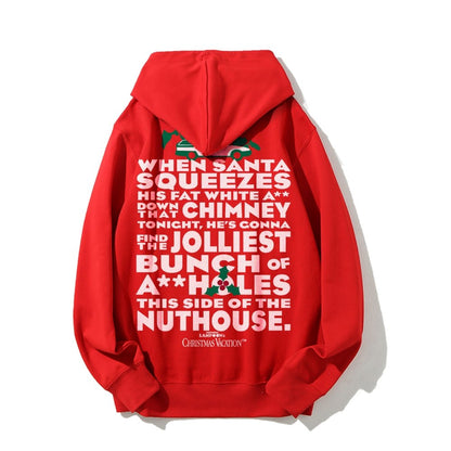 Christmas Vacation: Jolliest Bunch Geek Printed Back Cotton Hoodie