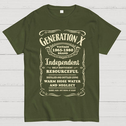 GEN X Barrel Aged, But Young At Heart Geek T-Shirt