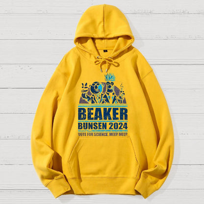 Vote For Science Geek Cotton Hoodie