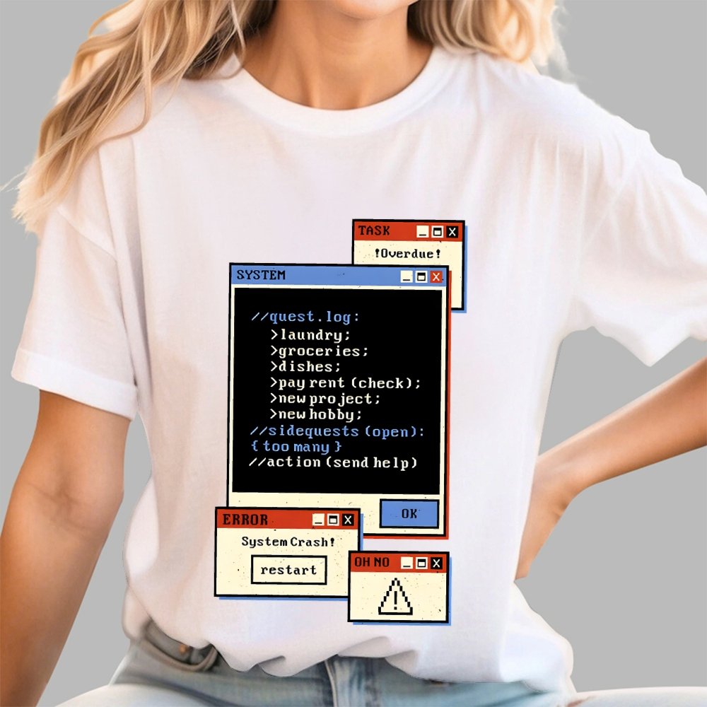 Quest Log Full Geek T-Shirt