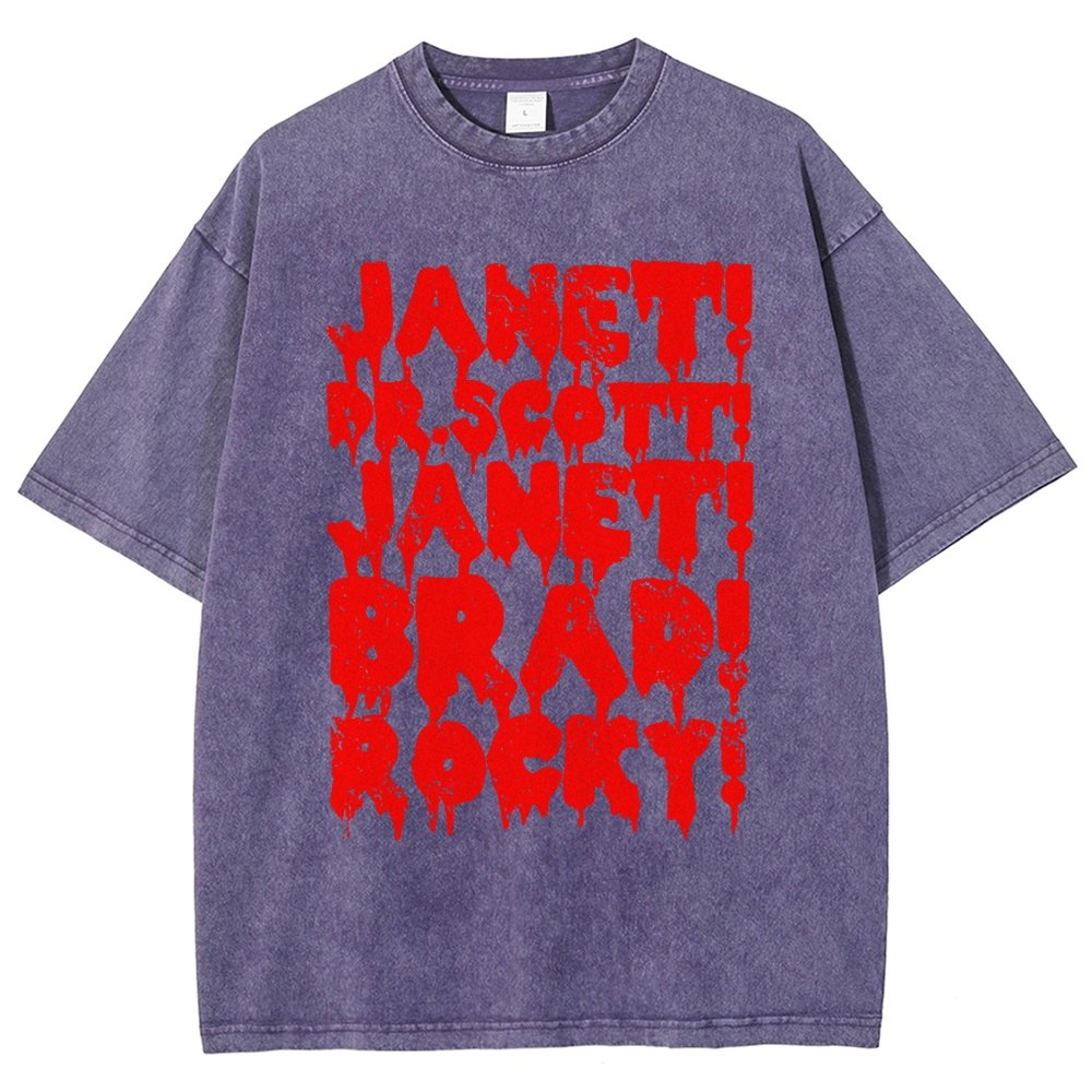 Jana! Dr. Smith! Jana! Ben! Vintage Distressed T-shirt
