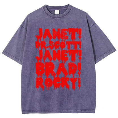 Jana! Dr. Smith! Jana! Ben! Vintage Distressed T-shirt