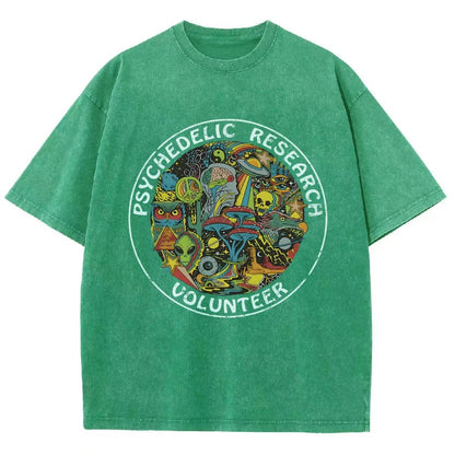 Psychedelic Research Volunteer Vintage Distressed T-shirt