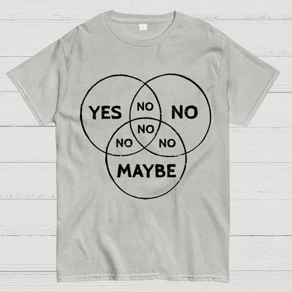 Venn In Doubt Say No Geek T-Shirt