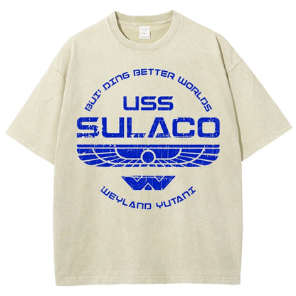 USS Starlight Vintage Distressed T-shirt