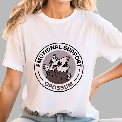 Emotional Support Possum Geek T-Shirt