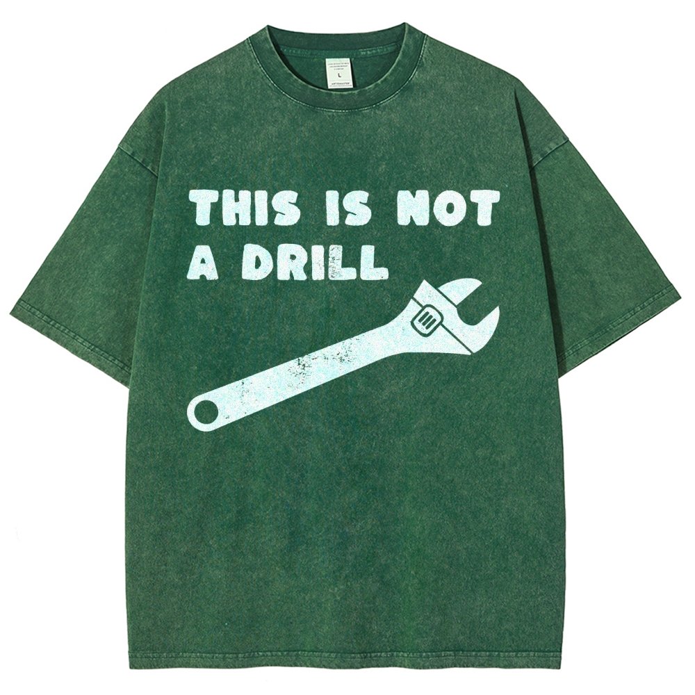 Not a Drill Vintage Distressed T-shirt