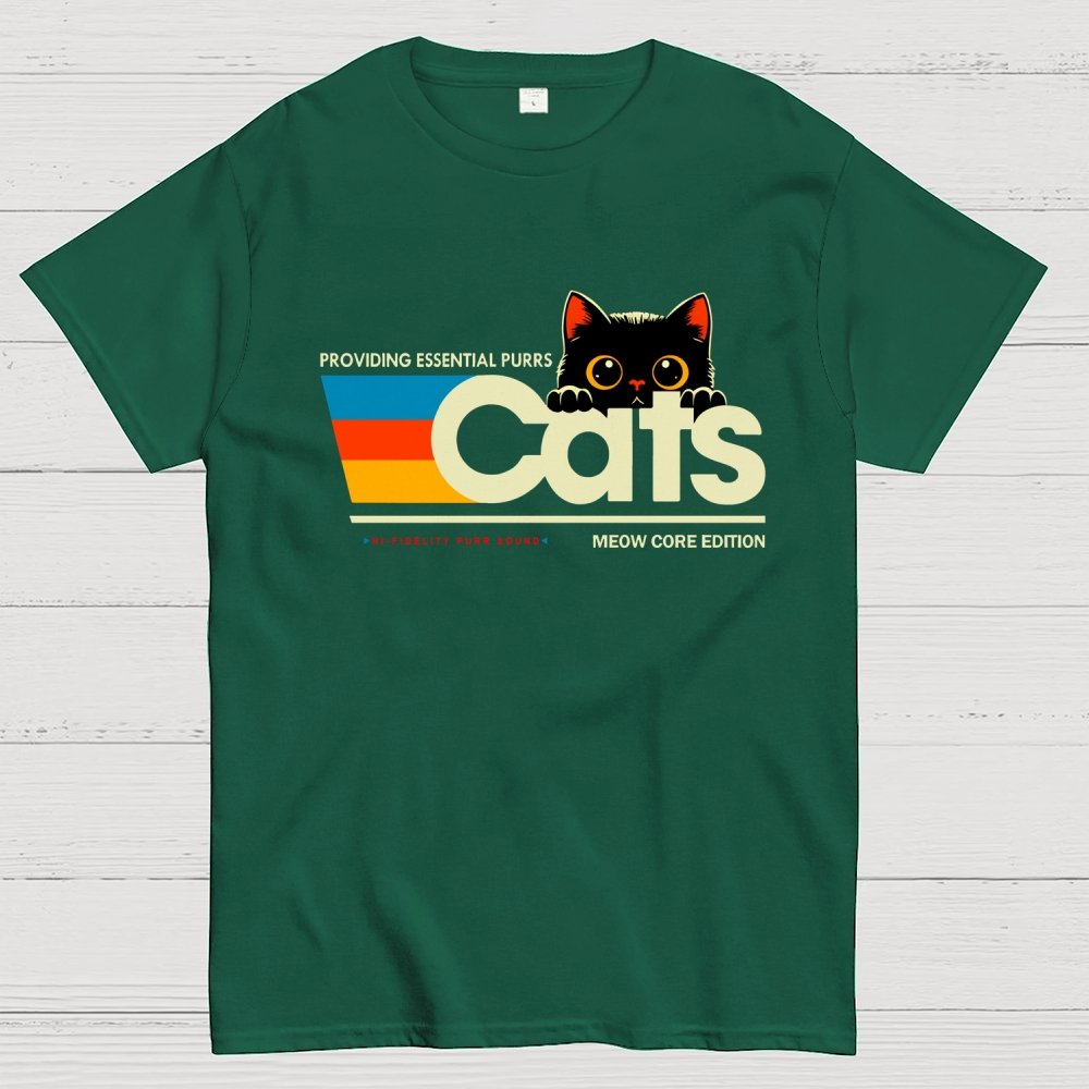 Retro Cats Geek T-Shirt