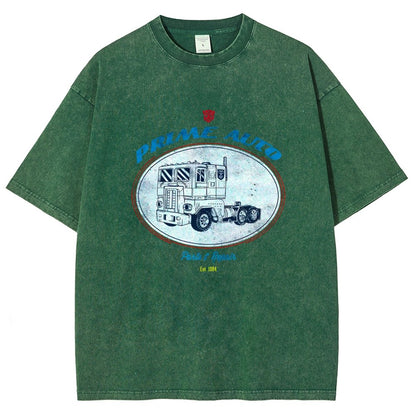 Prime Auto Vintage Distressed T-shirt