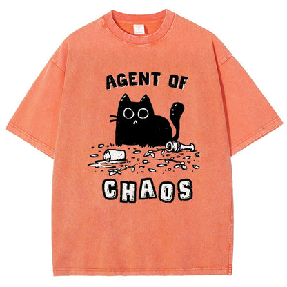 Agent of Chaos Vintage Distressed T-shirt