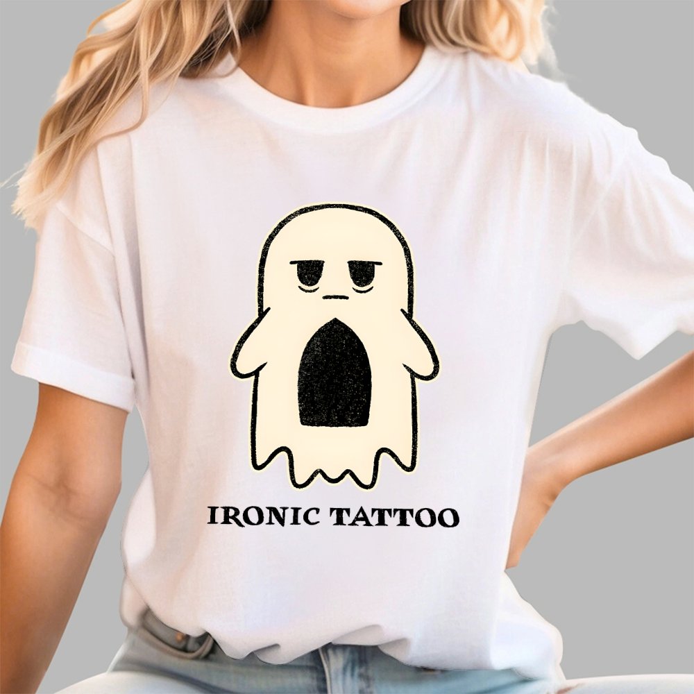 Ironic Tattoo Geek T-Shirt
