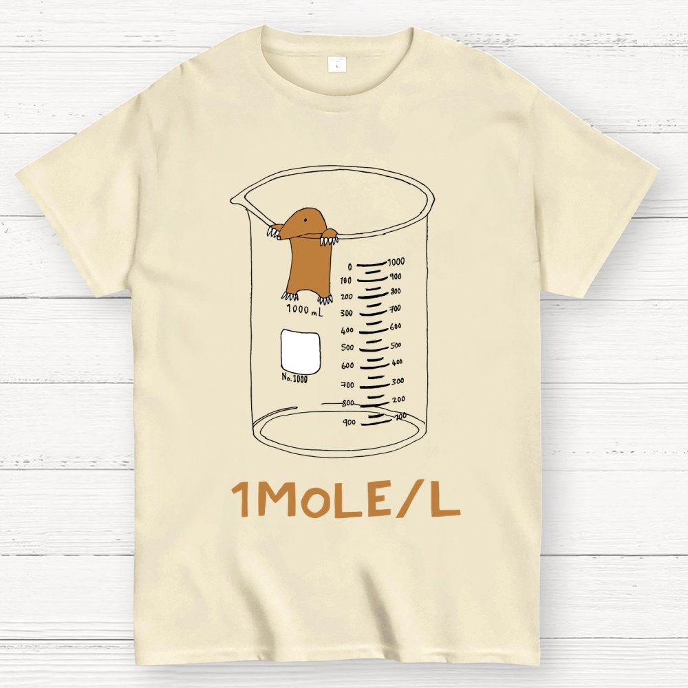Ute One Mole Per Liter Chemistry Avogadros Day Geek T-Shirt