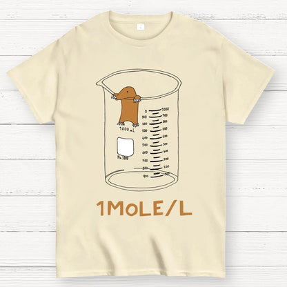 Ute One Mole Per Liter Chemistry Avogadros Day Geek T-Shirt
