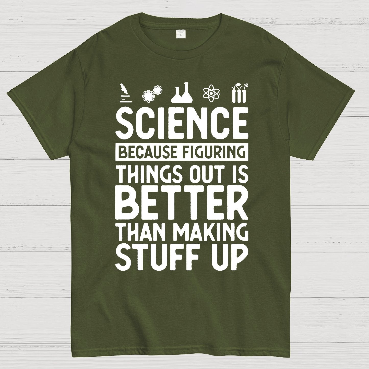 Science Figuring Stuff Funny Science Geek T-Shirt