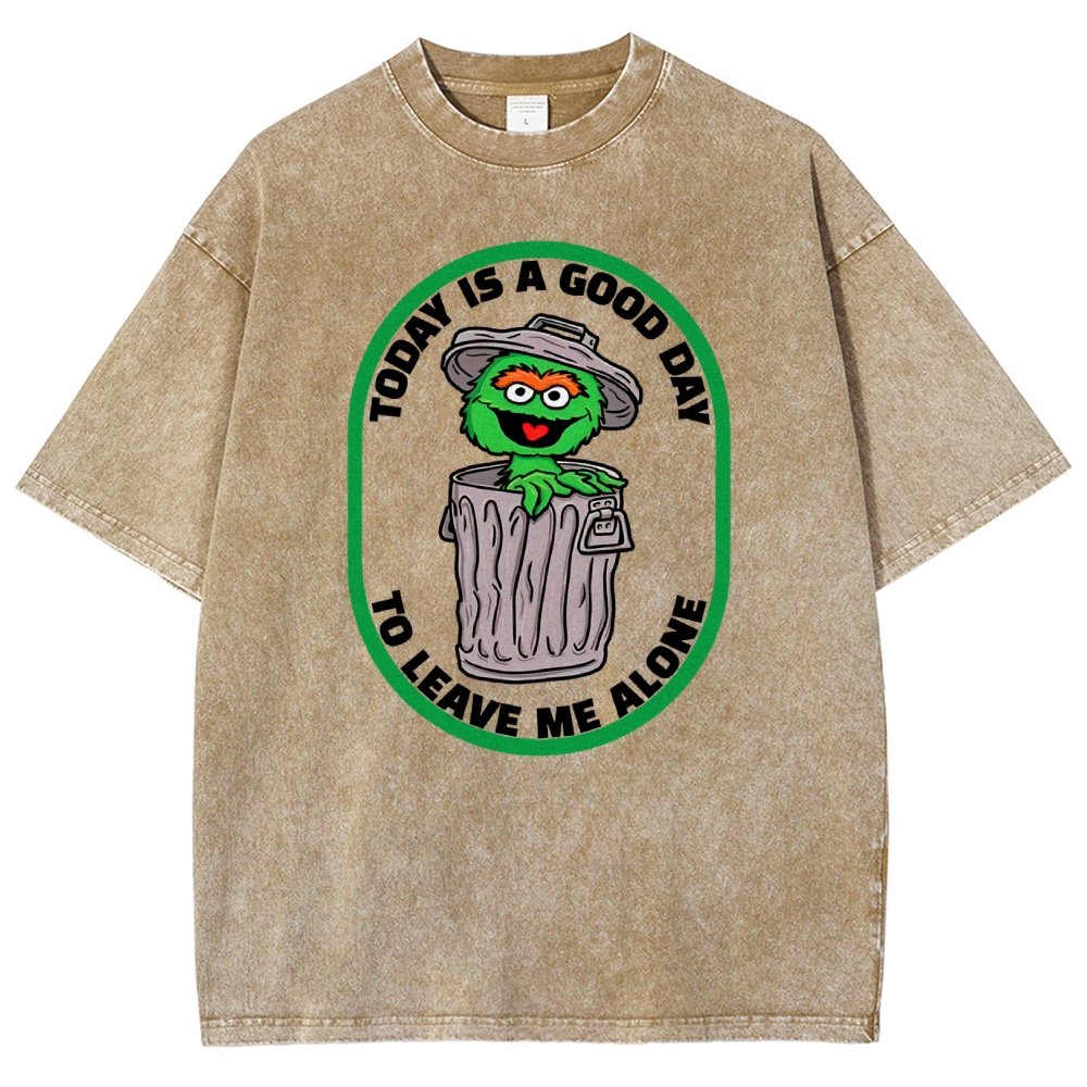 A good day to leave me alone Vintage Distressed T-shirt
