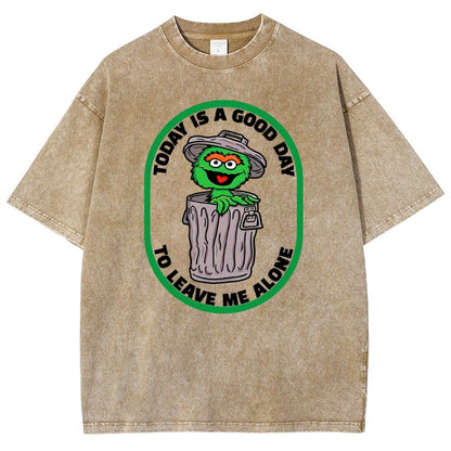 A good day to leave me alone Vintage Distressed T-shirt