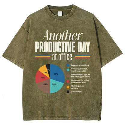 Another Productive Day Vintage Distressed T-shirt