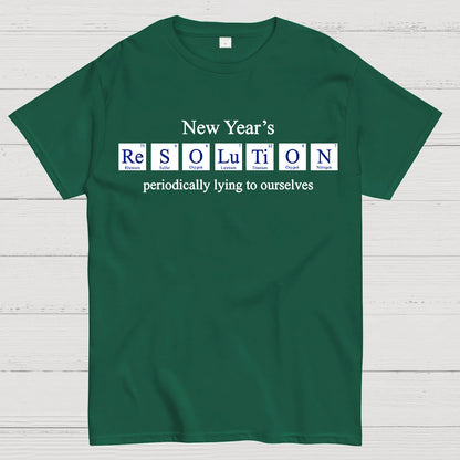New Year's Periodic Lies Geek T-Shirt