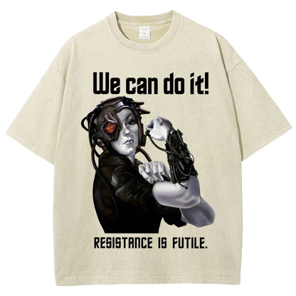 We Can Do It Opposing Is Hopeless Vintage Distressed T-shirt