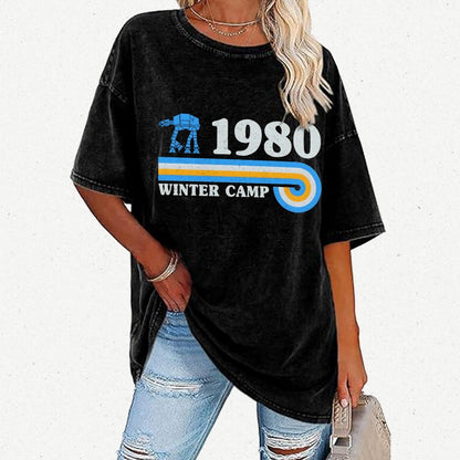 Winter Camp Vintage Distressed T-shirt
