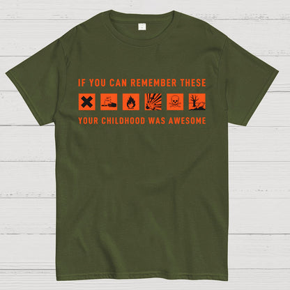 If You Can Remember These Your Childhood Was Awesome Geek T-Shirt