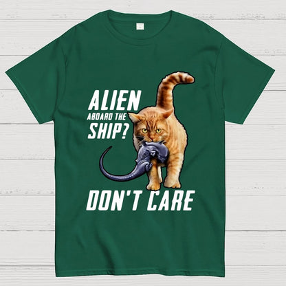 Top Cat Alien Aboard The Ship Don’t Care Geek T-Shirt