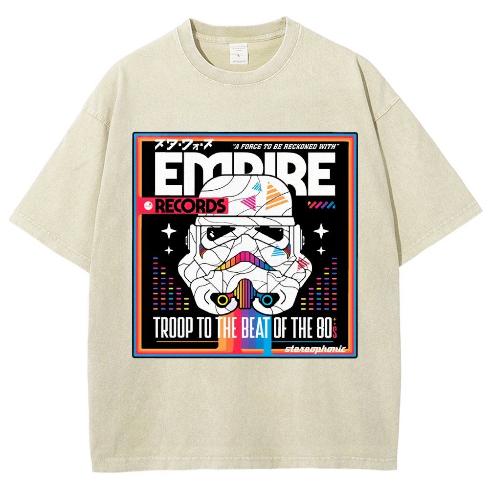 Troop to the Beats Vintage Distressed T-shirt
