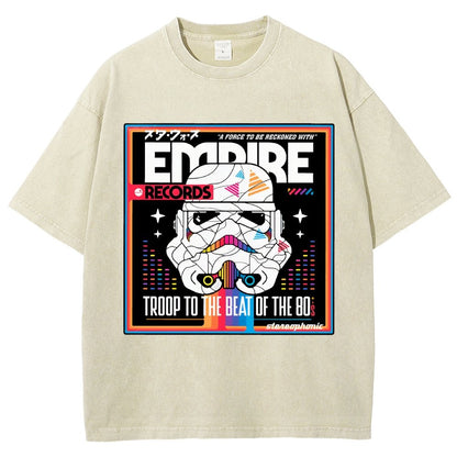Troop to the Beats Vintage Distressed T-shirt