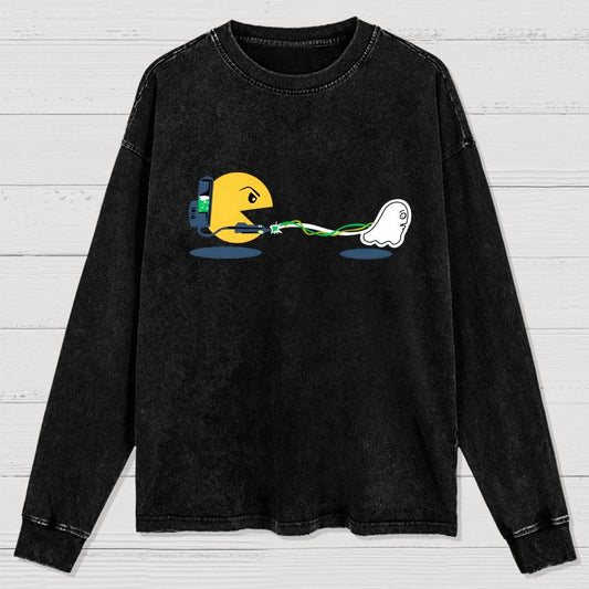 Ghost Catcher Washed Long Sleeve Tee