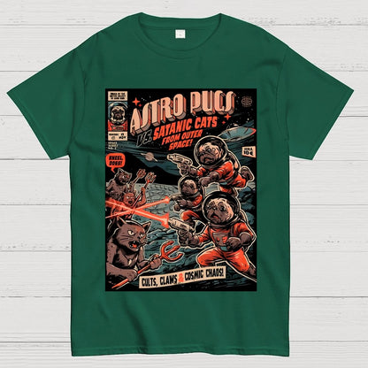Astro Pugs Geek T-Shirt
