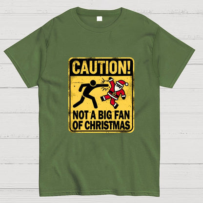 Christmas Caution Geek T-Shirt